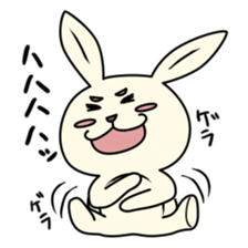 Frequently used rabbit sticker #7463156