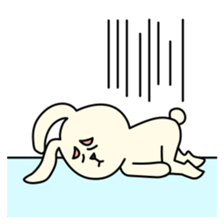 Frequently used rabbit sticker #7463158