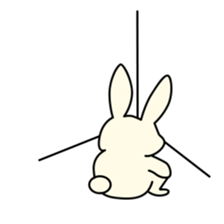 Frequently used rabbit sticker #7463160