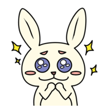 Frequently used rabbit sticker #7463162