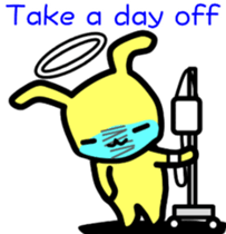 Angel rabbit[English Version] sticker #7463695