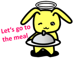 Angel rabbit[English Version] sticker #7463701