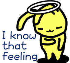 Angel rabbit[English Version] sticker #7463712