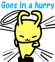 Angel rabbit[English Version] sticker #7463714