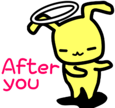 Angel rabbit[English Version] sticker #7463715