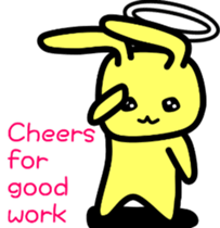 Angel rabbit[English Version] sticker #7463716