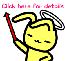 Angel rabbit[English Version] sticker #7463718