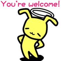 Angel rabbit[English Version] sticker #7463721