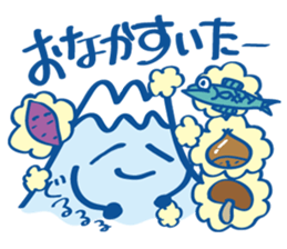 Four seasons of Fujiyama Boy (autumn) sticker #7463936