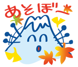 Four seasons of Fujiyama Boy (autumn) sticker #7463959