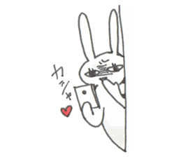 pet peeve rabbit 2 sticker #7464065