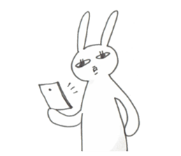 pet peeve rabbit 2 sticker #7464066