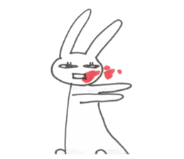 pet peeve rabbit 2 sticker #7464068