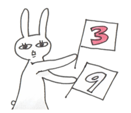pet peeve rabbit 2 sticker #7464072