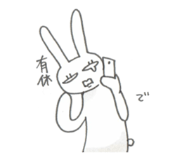 pet peeve rabbit 2 sticker #7464081