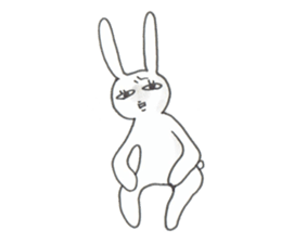 pet peeve rabbit 2 sticker #7464083