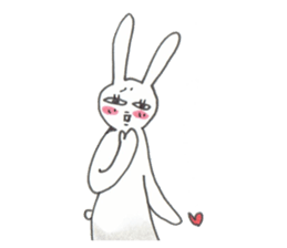 pet peeve rabbit 2 sticker #7464084