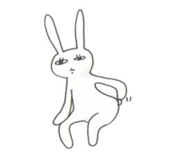 pet peeve rabbit 2 sticker #7464086
