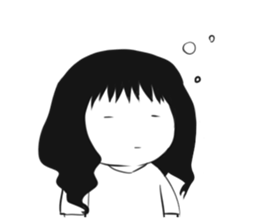 Geek woman of fun sticker sticker #7464372