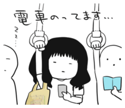 Geek woman of fun sticker sticker #7464381