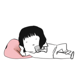 Geek woman of fun sticker sticker #7464386