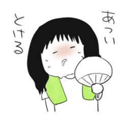 Geek woman of fun sticker sticker #7464394