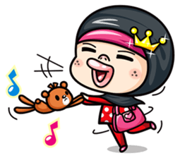 Som O Color full hijab girl sticker #7464532