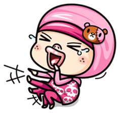 Som O Color full hijab girl sticker #7464534