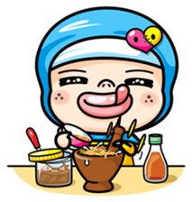 Som O Color full hijab girl sticker #7464539