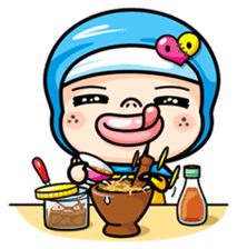 Som O Color full hijab girl sticker #7464539