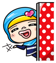 Som O Color full hijab girl sticker #7464542