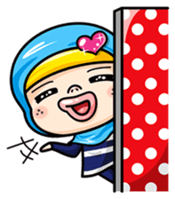 Som O Color full hijab girl sticker #7464542