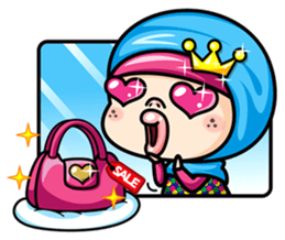 Som O Color full hijab girl sticker #7464544