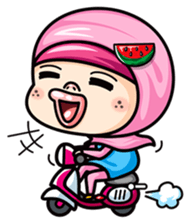 Som O Color full hijab girl sticker #7464546