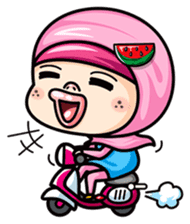 Som O Color full hijab girl sticker #7464546