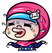 Som O Color full hijab girl sticker #7464555