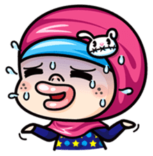 Som O Color full hijab girl sticker #7464555