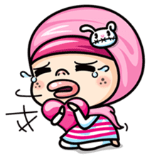 Som O Color full hijab girl sticker #7464556