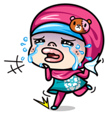 Som O Color full hijab girl sticker #7464560