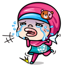 Som O Color full hijab girl sticker #7464560