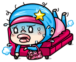 Som O Color full hijab girl sticker #7464564