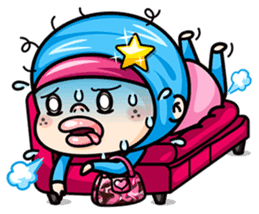 Som O Color full hijab girl sticker #7464564