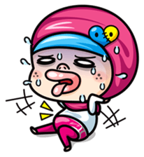 Som O Color full hijab girl sticker #7464568