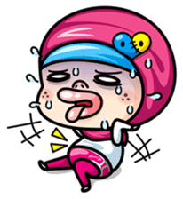 Som O Color full hijab girl sticker #7464568