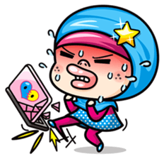 Som O Color full hijab girl sticker #7464570