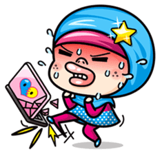 Som O Color full hijab girl sticker #7464570