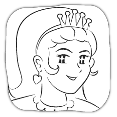 Scribbles of Princess