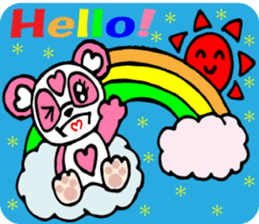 Pink panda,MOMO-chan.Vol.1 sticker #7464932