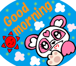 Pink panda,MOMO-chan.Vol.1 sticker #7464934