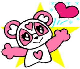 Pink panda,MOMO-chan.Vol.1 sticker #7464935